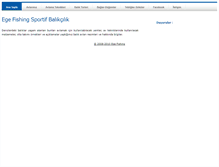 Tablet Screenshot of egefishing.com